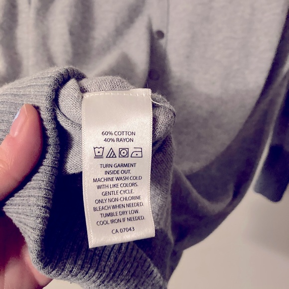 Shrinking Violent Long Grey Sweater Crew Neck Thin Sweater Women’s Extra Small - Picture 5 of 5